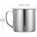 VORCOOL Kids Stainless Steel Mug 3Pcs - Extra Small Tea Coffee Camping Mugs for Unbreakable Milk Drinking - Buy Online on SooperMarket.com