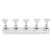 Peowuieu New Magnetic Acrylic Manicure Tools Nail Practice Hand Nail Exercises Pedestal Nail Supplies Nail Tips Display Stand Silver