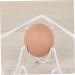 Mikikit 2pcs Refrigerator Egg Holder Egg Tray for Refrigerator Ornament Container Metal Iron Egg Stackable Whitex2pcs 12*8CMx2pcs - Buy Online on SooperMarket.com