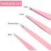 Professional Stainless Steel Tweezers Set - Precision Tools for Eyebrows, Facial Hair, and Blackhead Removal - Buy Online on SooperMarket.com