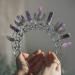 Formery Star Mary Halo Crown Headband - Silver Crescent Moon Amethyst Purple Crystal Goddess Headpiece for Women - Buy Online on SooperMarket.com