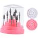 POPETPOP 1pc 48 Nails Drill Bits Nail Drill Bit Organizer Nail Bit Organizer Nail Bit Holder Container Nail Grinding Head Storage Display Holder Stand Nail Drill Bit Holder Written Manicure Size 1 Pink - Buy Online on SooperMarket.com