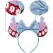 Yunmoxiao Mouse Ears Bow Headbands Shiny Bows Glitter Party Decoration Cosplay Costume for Kids Girls Women Princess Party Decorations Cosplay (Pink) - Buy Online on SooperMarket.com