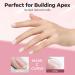 Modelones Pink Builder Gel Set - Professional Nail Primer & Dehydrator for Superior Bonding and Strength - Extension Builder Gel in a Bottle for Nail Hard Gel - Nude Pink Shade - Buy Online on SooperMarket.com