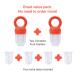 Love Noobs Baby Food Pacifier Feeder 2 Pack - Fresh Frozen Fruit Teether & Teething Toy - BPA Free Silicone Pacifier for Infant Feeding - Buy Online on SooperMarket.com