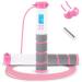 Jump Rope, Digital Weighted Handle Workout Jumping Rope with Calorie Counter for Training Fitness, Adjustable Exercise Speed Skipping Rope for Men, Women, Kids, Girls Pink