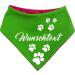 Small Multicolor Dogs Turning Cloth - Adjustable Neck 36-44 cm (Pink Lime) for International Shipping - Buy Online on SooperMarket.com