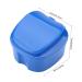Denture Box for Artificial Teeth | Storage Box with Filter Sieve - Dark Blue | Ideal for Denture Care & Dental Devices - Buy Online on SooperMarket.com