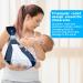 Vicloon Baby Sling Carrier for Newborns | Soft & Breathable 3D Mesh | Adjustable Buckles | Up to 20 kg | Blue Lattice Style - Buy Online on SooperMarket.com