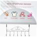 Baluue Clothes Hanger Clothes Rack 2pcs Door Hook Wall Mounted Towel Mounted Coat Hooks Storage Hangers Back Door Hooks Over Towel Holder Coat Hanger - Buy Online on SooperMarket.com
