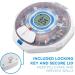 FYOBOT WiFi Automatic Pill Dispenser 28-Day Organizer Adjustable Light/Sound Alarms for Prescriptions 1 PCS - Buy Online on SooperMarket.com