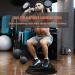 JX FITNESS 58cm Balance Half Ball Trainer with Resistance Bands & Pump - Core Strength Exercise Yoga Stability Ball for Home Gym Workouts - Black - Buy Online on SooperMarket.com