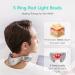 SKG Cordless Neck Massager with Heat & Vibration | G7 PRO Portable Electric Cervical Massager | Pain Relief for Women & Men - Silver Grey - Buy Online on SooperMarket.com