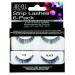 Ardell False Eyelashes Strip Lashes Natural 109 Black  (6 pairs per pack) x 1 pack 6 Pairs (Pack of 1) Natural 109 Black