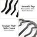 4 PCS Black Hair Fork Clip Combs Set - Vintage U-Shaped Messy Updo Bun Hair Pins for Women and Girls - Buy Online on SooperMarket.com