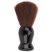 Shaving Brush Men Beard Brush Soft Nylon Hair Beard Cleaning Brush with Black Handle