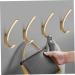 Cabilock 2pcs Coat Hook Bath Towel Hooks Metal Coat Hanger Wall Coat Hanger Towel Wall Hooks Hat Office Robe 11.8X1.3X1.3CMx2pcs Goldenx2pcs - Buy Online on SooperMarket.com