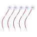 POPETPOP Atomizing Heads Automatic Mist Maker 5pcs Fogger Fountain Pond Fog Machine Head 16mm Air humidifier White 12 2CM