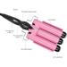 Curling Iron Wand 3 Barrel Curling Iron Wand Adjustable Hair Curler Waver Crimper Hair Styling Tool ( 32mm) Pink 32mm - Buy Online on SooperMarket.com