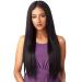 Sensationnel WHAT LACE 13x6 Wigs - Cloud 9 Synthetic Hair Hand Tied Natural Preplucked Hairline Illusion Lace Frontal Lacewig -Whatlace JANELLE (1B)
