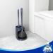 MR.SIGA Toilet Plunger and Bowl Brush Combo - Navy | Bathroom Cleaning Essential - Buy Online on SooperMarket.com