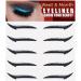 Stick On Glitter Eyeliner Strips | Instant -Adhesive Eyeliner Stencil Sparkle 5 Pairs Makeup Eyeliner Stickers Sticker Eyeliner for Party Eye Makeup Tool Eyeliner Tool Bukisa silver (five pairs) - Buy Online on SooperMarket.com