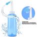 Nasal Cleaner Smoother Breathing with 2pcs Nozzles 500ml Bottle Nasal Wash Cleaner Nasal Hygiene Kit - Buy Online on SooperMarket.com