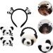 KESYOO 4Pcs Panda Headband - Cute Ear Hair Ties & Accessories for Girls | International Shipping Available - Buy Online on SooperMarket.com