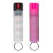 SABRE Protector 22-Gram Dog Spray with Key Ring 14 Second Total Spray Time 3.5-Meter Range Humane Dog Attack Deterrent Maximum Strength Allowed by Health Canada Black Pink