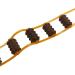 Wooden Back Massage Device - Meridian Therapy Band for Lymphatic Drainage & Muscle Regeneration | Neck Leg & Back Relief - Buy Online on SooperMarket.com
