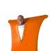 ZYUBOESO Compression Sock with Snug Sensory Sack Body Sock Calming Therapy Blanket Stress Relief Anxiety Autism ADHD ADD Tactile Items for Therapeutic Play (Color : Orange Size : S/Small) S/Small Orange