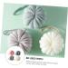 4pcs Pumpkin Bath Balls | Exfoliating Shower Sponges & Loofah Scrubber for Body Care - International Shipping Available - Buy Online on SooperMarket.com