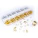 Anzlah 1200 pcs Gold & Silver Jump Rings & Lobster Clasps Fixing Kit with Pliers & Tweezers - O Rings for Jewelry Making - Buy Online on SooperMarket.com