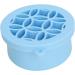 Makeup Brush Scrubber Multifunctional 2 in 1 Folding Palm Size Portable Makeup Brush Cleaning Bowl for Daily (Blue) - Buy Online on SooperMarket.com