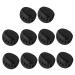 CUCUFA 5 Pairs Women Forefoot Pads Honeycomb Fabric Foot Cushions Metatarsal Cushions Feet Sweat Pads Relief Foot Fatigue Pain Black One Size Black 5 Pairs