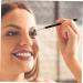Baluue 12 Pcs Flat Eyebrow Brush Eyeliner Brush Cosmetics Tool Flat Concealer Brush Artificial Fiber Black - Buy Online on SooperMarket.com