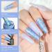MIZHSE Pearl Gel Nail Polish Set - 6 Shimmer Colors | Pearlescent Shell Glitter | Soak Off UV Lamp Gel | White, Pink, Blue | BKJGLW208 - Buy Online on SooperMarket.com