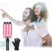 Coidak 3 Barrel Curling Iron Adjustable 25mm Waver for Long/Short Hair - Pink - Buy Online on SooperMarket.com