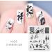 KADS Nail Stamping Plate Chinese Style Nail Art Stamp Template bamboo Lotus DIY Image Template Manicure Stamping Plate Stencil Tools (CN028) - Buy Online on SooperMarket.com