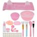 Household Face Mask Tool Set DIY Mask Mixing Bowl Bubble Spray Bottle Soft Facial Brush - Buy Online on SooperMarket.com