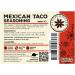 Nature Kitchen Hot & Spicy Taco Seasoning 500g - Gluten-Free & Vegan Blend for Marinades, Sauces, Frying, Baking, Grilling - Buy Online on SooperMarket.com