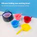 Silicone Wax Warmer Liner Set - Non-Stick Wax Bowl & Spatula Sticks - Perfect for Wax Melters - Pink - Buy Online on SooperMarket.com