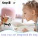 Smpili Airtag Cat Collar | Reflective Kitten Collar with Breakaway Feature | 0.4 Width | Black - Buy Online on SooperMarket.com