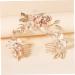 Mikinona Pearl Rhinestone Couple Combs Crystal Hair Comb Headband Floral Hair Comb Hairband Hair Comb Headdress Bridal Headband Comb Wedding Hair Accessory Women Headdress Bridal Headdress - Buy Online on SooperMarket.com