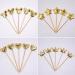 FZBNSRKO 40pcs Glitter Heart Cupcake Toppers Colorful Cake Decoration Heart and Star Cake Toppers Cute Party Decoration for Party Wedding Cake Decoration Supplies - Buy Online on SooperMarket.com