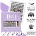 B&Q DIY Eyelash Extension Kit - 280 PCS Cluster Lashes Kit with Lash Bond, Seal, Remover, and Applicators - D Curl 9-16mm - Buy Online on SooperMarket.com
