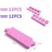 Peach Heart Toe & Finger Separator Set - 24 Pieces | Nail Art Pedicure Tool - Buy Online on SooperMarket.com