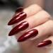 UrtjSDG Extra Long Sharp Stiletto Artificial Nails - Claret Red Lace Press-On Nail Tips for Salon Quality Art & Party Wear - Buy Online on SooperMarket.com