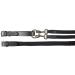 Horze Webbed Draw Reins Black - Quality Training Equipment - Buy Online on SooperMarket.com