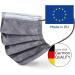 Beurer MM 15 Type IIR Medical Face Mask - 3-Layer Protection Heat Absorbing Gray - 10 Pieces | Made in EU International Shipping - Buy Online on SooperMarket.com